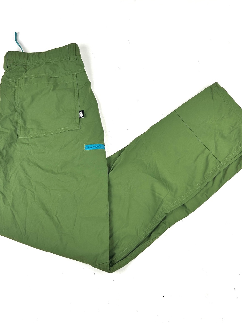REI Co-op Trailmade Pants Women's Size 4 Green Travel Hiking Outdoors Nylon